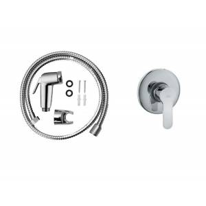 Набор: гигиенический душ со смесителем  и шлангом Paffoni Blu